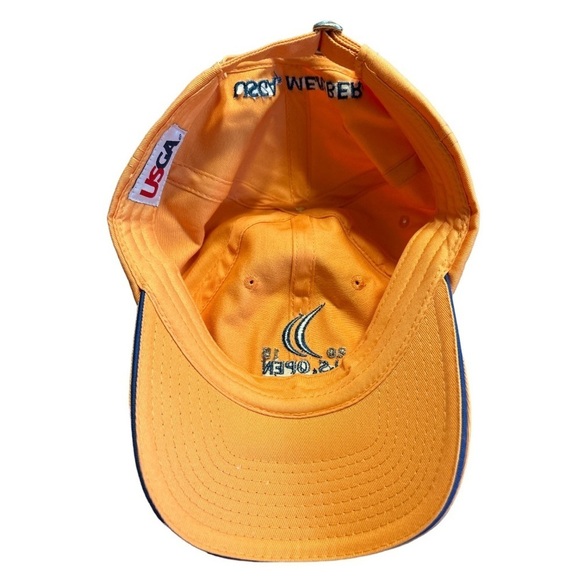 US Open Golf Hat Cap 2015 115th Chambers Bay USGA Member Adjustable Orange - Picture 4 of 8